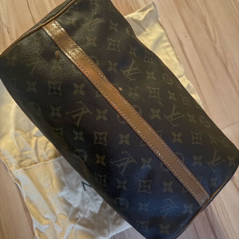 Louis Vuitton Brown Monogram Speedy Bag 30 VINTAGE - Picture 7 of 14